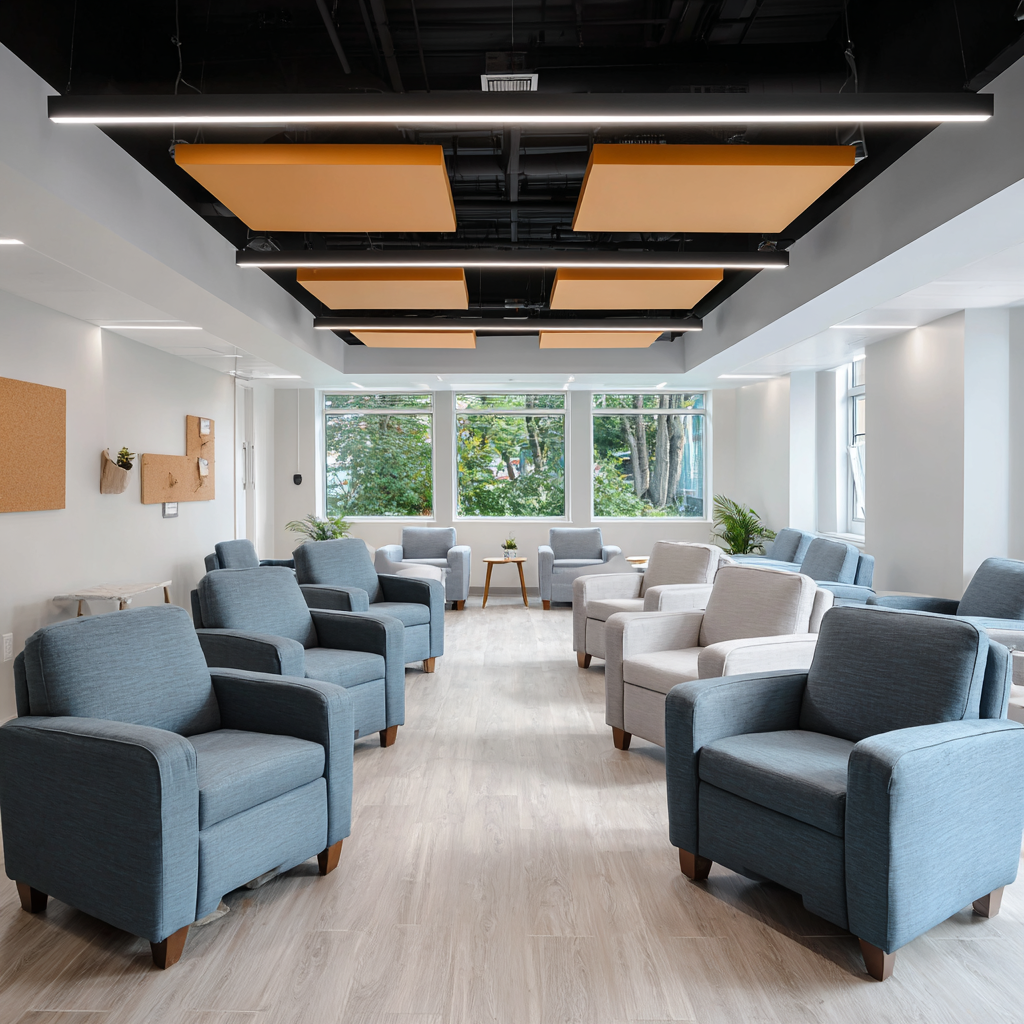 Dining area at KCA Advisors treatment center